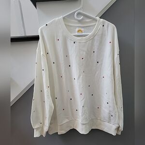 C&C California Star Printed Crewneck Sweatshirt Cotton XL NWT